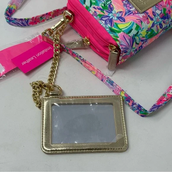 Disney Parks Lilly Pulitzer Dreamin’ Crossbody Purse Minnie Daisy Bag NWT - Picture 6 of 15